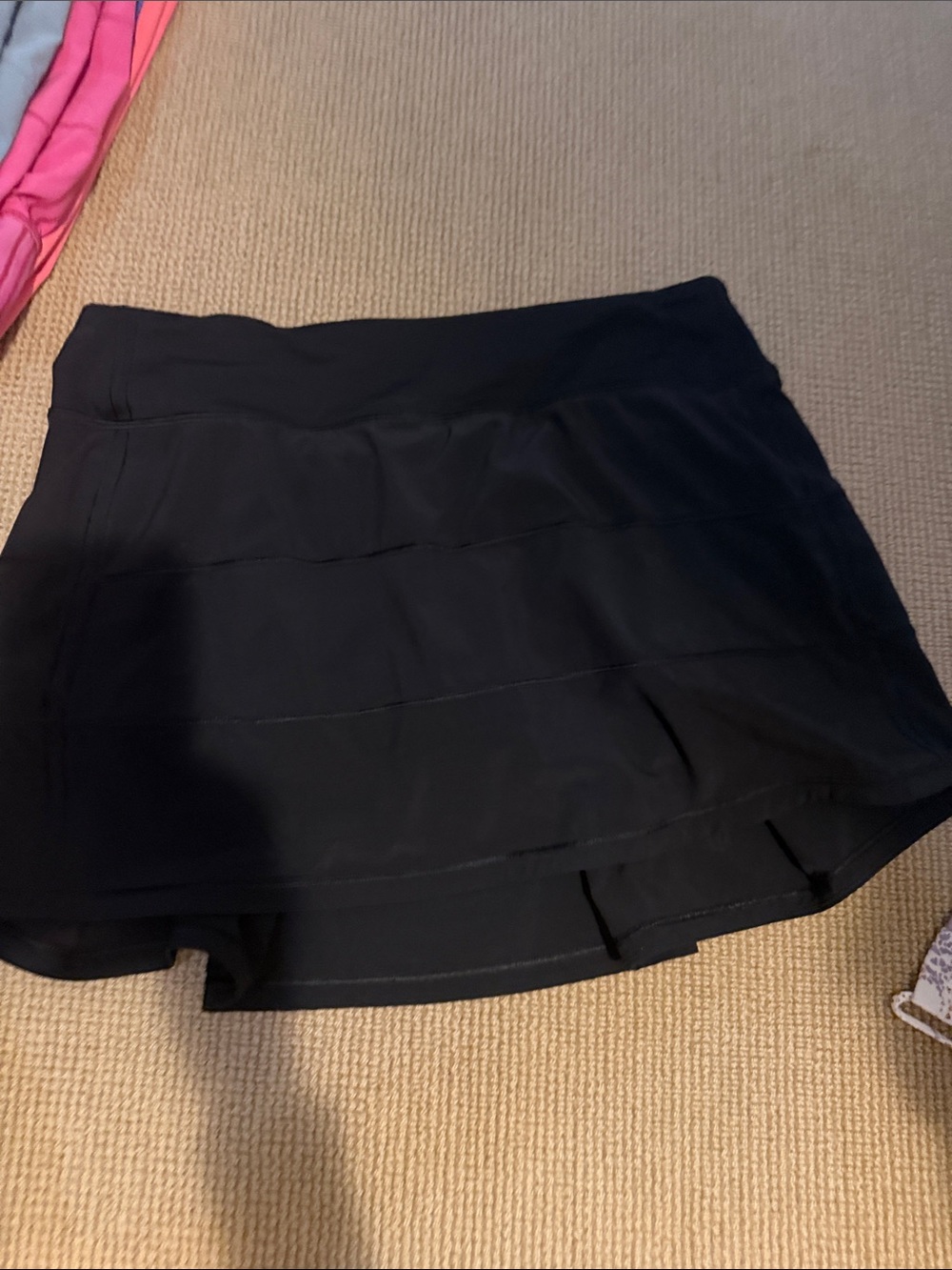 lululemon athletica Black Performance Skort